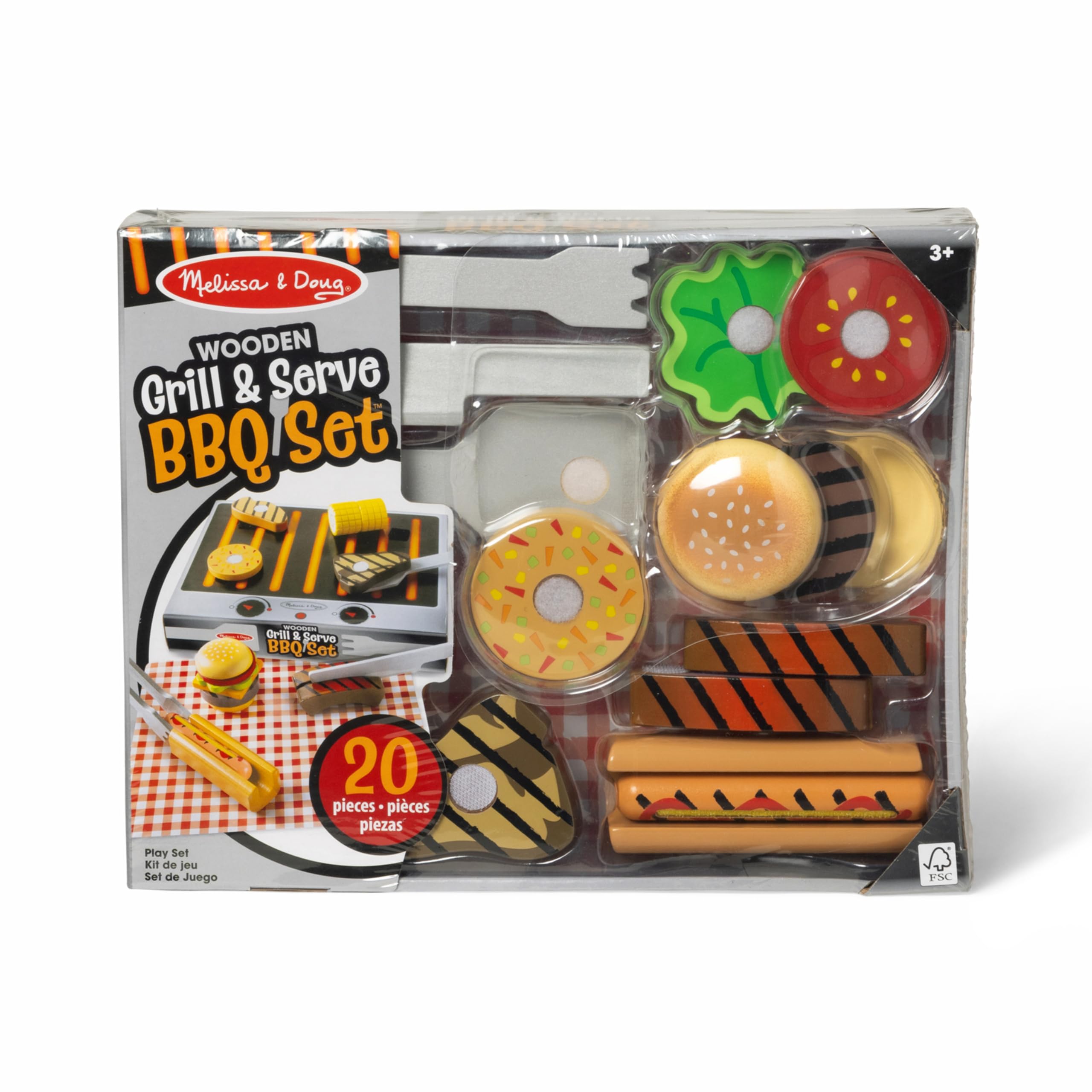 Amazon | Melissa&Doug メリッサ&ダグ グリル&サーブ BBQセット